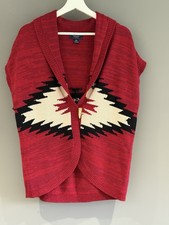 Chaps Red Black Ivory Aztec