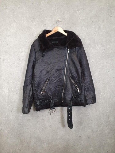Zara leather biker jacket - ,