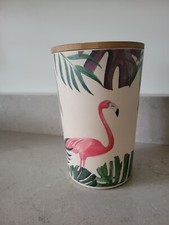 Airtight Storage Jars- Pink- Flamingo For Biscuits, Tea, Coffee, Sugar