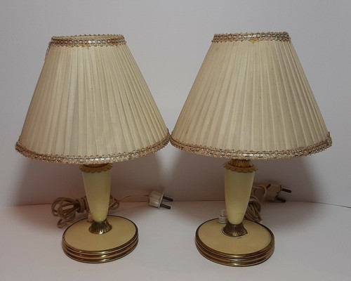 Pair lamps modernist design - of,