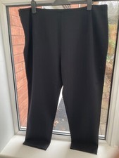 Ann Harvey Black Trousers - size 26 - tappered