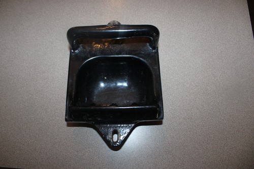 Vintage black enamel coated - black,