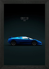 1992 Bugatti EB110 SS Framed