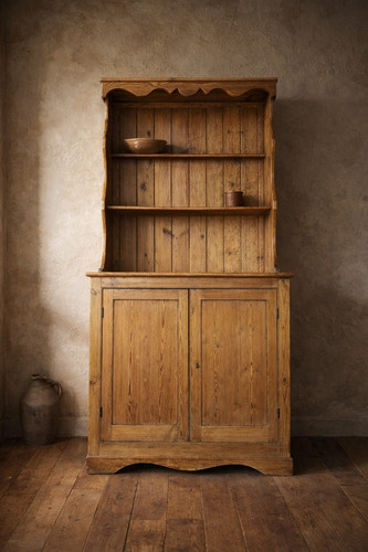 Antique victorian pine dresser - antique,