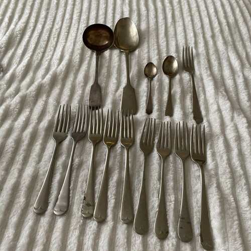 Vintage silver plated fork - vintage,