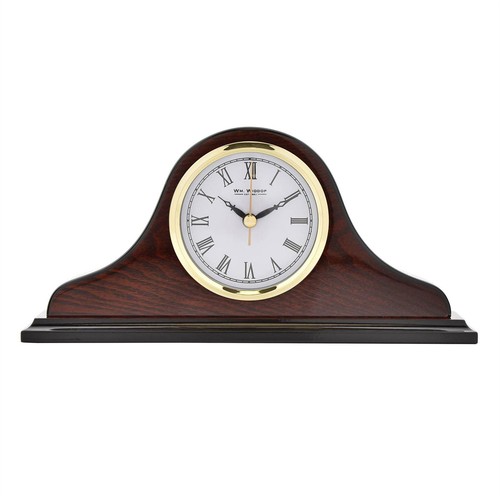 Mantel clock wooden - mantel,
