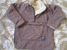 ARKTIS A220 Mammoth FLEECE jacket Tan Hike pullover c/w HOOD Army Ark Air MEDIUM