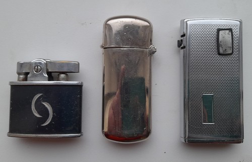 Three vintage lighters - three,