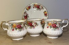 x3 Vintage Queens Rosina China