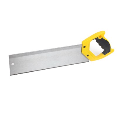 Miter saw with tapered - with, handle
