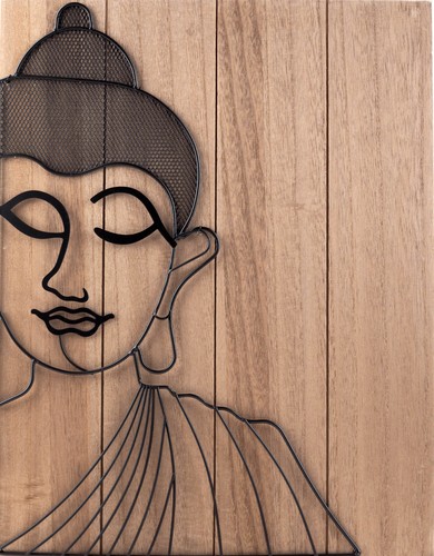 Thai buddha wire wall art - buddha,