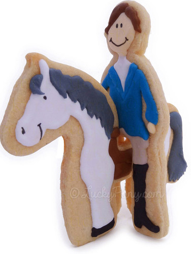 Rider horse 2pc - horse, cookie