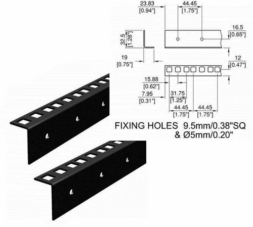 26u rack strip - x,