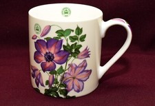 Collectible Mug KEW GARDENS CLEMATIS Flowers #OC