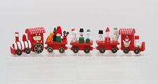 40cm Wooden Christmas Train Decoration Table Home Ornament Xmas Festive