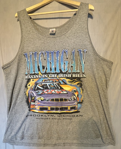 Vtg nascar tank top 2xl - nascar,