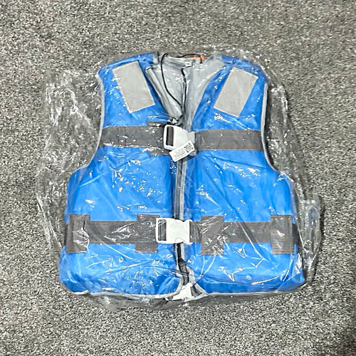 Blue foam life jacket - foam,