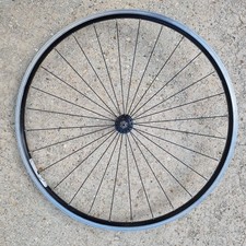 Zac 19 Radial Spoked 26" Mountain Bike Front Wheel black alloy retro Bicycle