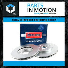 2x Brake Discs Pair Vented