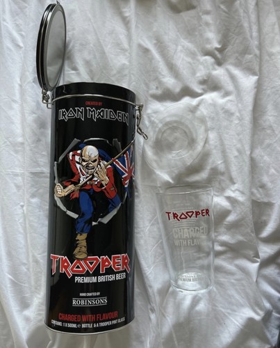 Iron maiden trooper beer pint - iron, maiden.