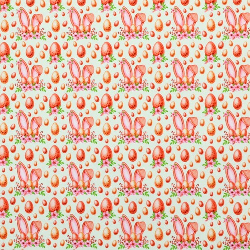 Pink bunny upholstery fabric - bunny,