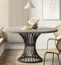 Round loft table with mdf wood