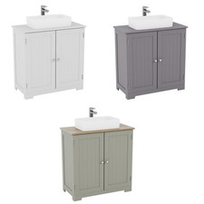Bathroom Under Sink Cabinet Basin Storage Cupboard Vanity Door Furniture Unit