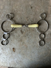 Happy Mouth Jointed 3 Ring Gag 5 Inch Bit