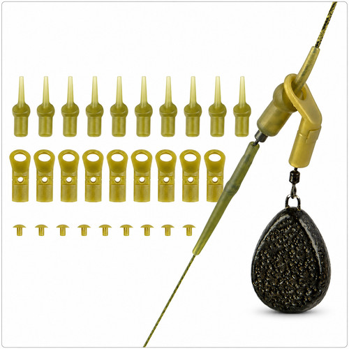 Carp fishing run ring kit - run, drop
