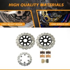 Front Rear Brake Discs Pads