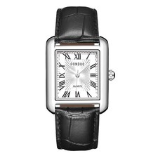 Men s Square Watch Leather
