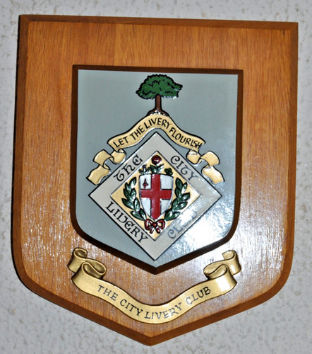 City livery club plaque shield - city,