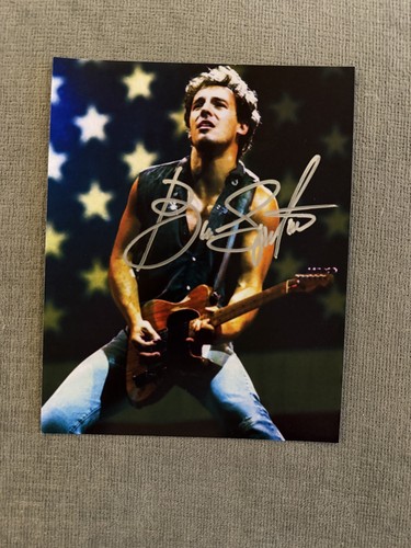 Bruce springsteen hand signed - springsteen,