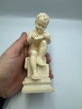Vintage Boy Reading Writing