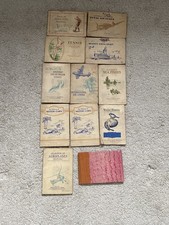 Player Cigarette Cards - 12 Full Set's - Fish, Aeroplanes, Tennis, Cars, Ships