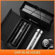 Mercedes Benz Portable Smart Thermos Bottle Temperature Display Cup For Travel
