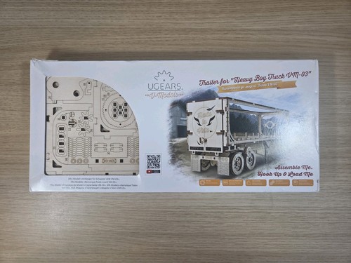 Ugears wooden truck - wooden, trailer