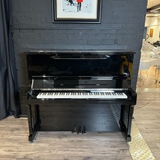 NEW Feurich 133-Concert Upright Piano Black Chrome | SHERWOOD PHOENIX PIANOS