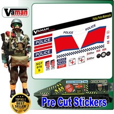 Action Man Stickers Police