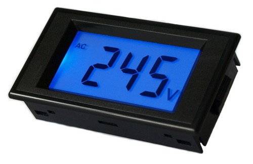 Digital panel voltmeter - , with
