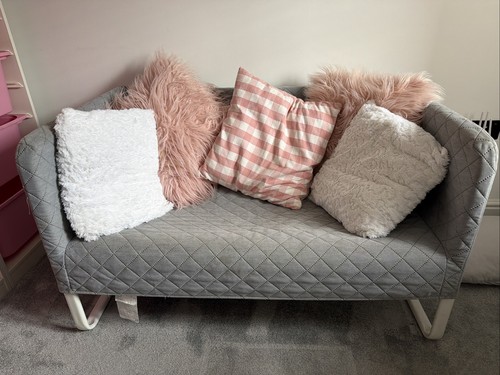 Small ikea couch with - small,