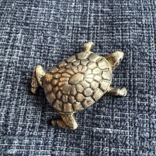 vintage tiffany co sterling silver tortoise brooch