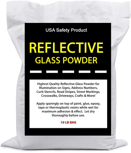 Reflective glass powder 10 - reflective,