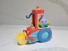Cbeebies Moon & Me Bumper Roller Vehicle And Mr Onion Figure Playset Toys Used 