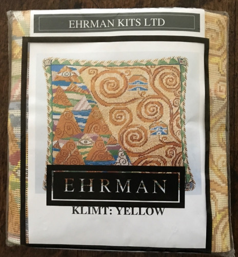 Ehrman klimt yellow tapestry - ehrman, yellow'