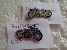Job lot of 2 motorcycles Henderson kj1301/Geco-Herstal 250 metal lapel pins