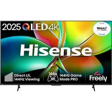 Hisense 85E78QTUK PRO 85 Inch QLED 4K Ultra HD Smart TV Bluetooth WiFi