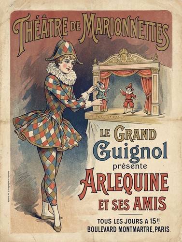 French marionette puppet - marionette,