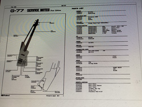 Roland service manual - ,