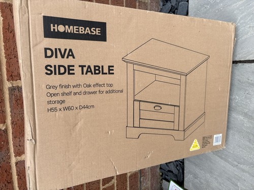 Homebase diva side table - homebase,
